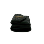 Saint Laurent Paris YSL Logo Leather Trifold Wallet Mini Black — view 5