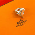 Hermes Croisette 925 Sterling Silver Ring