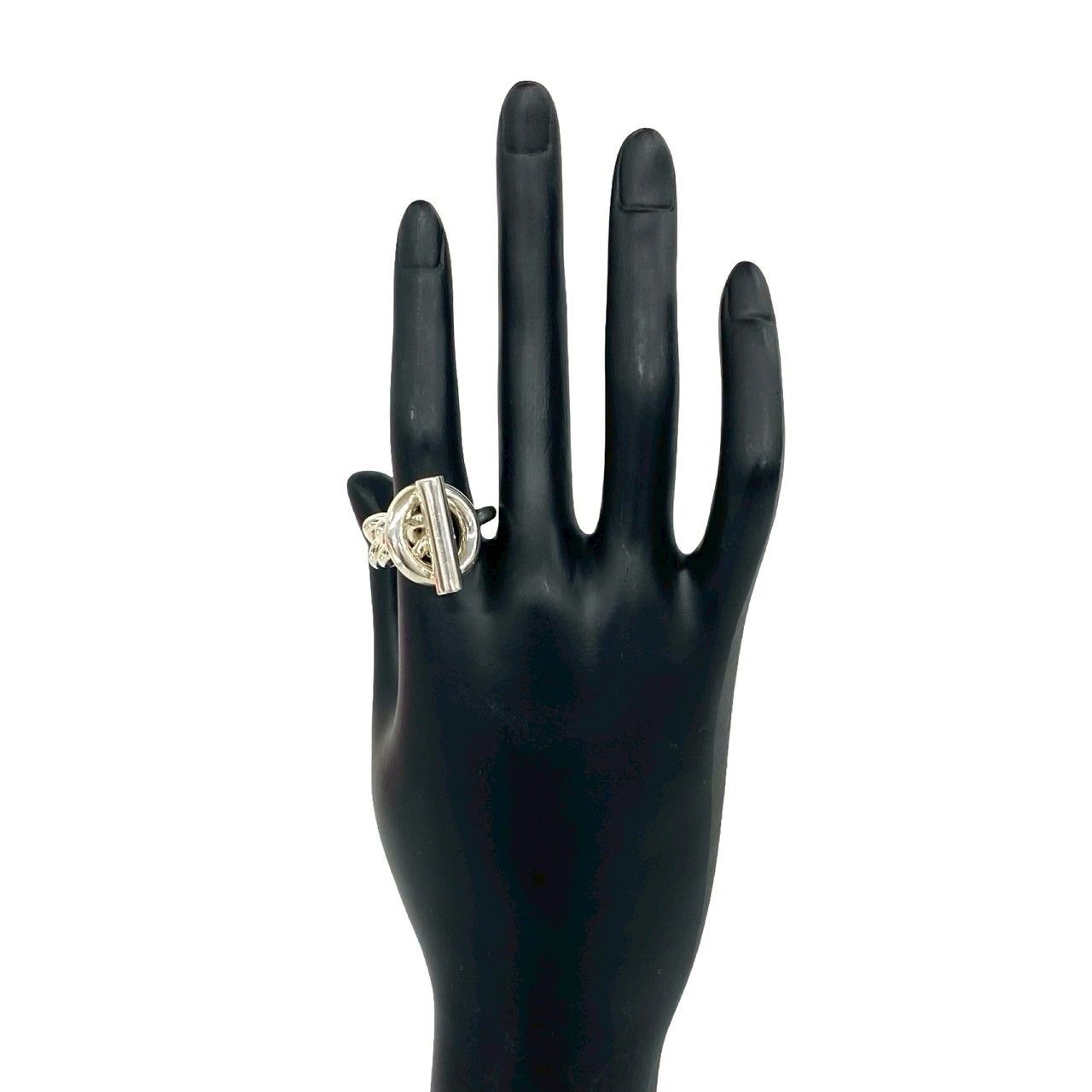 Hermes Croisette 925 Sterling Silver Ring