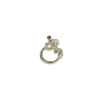 Hermes Croisette 925 Sterling Silver Ring