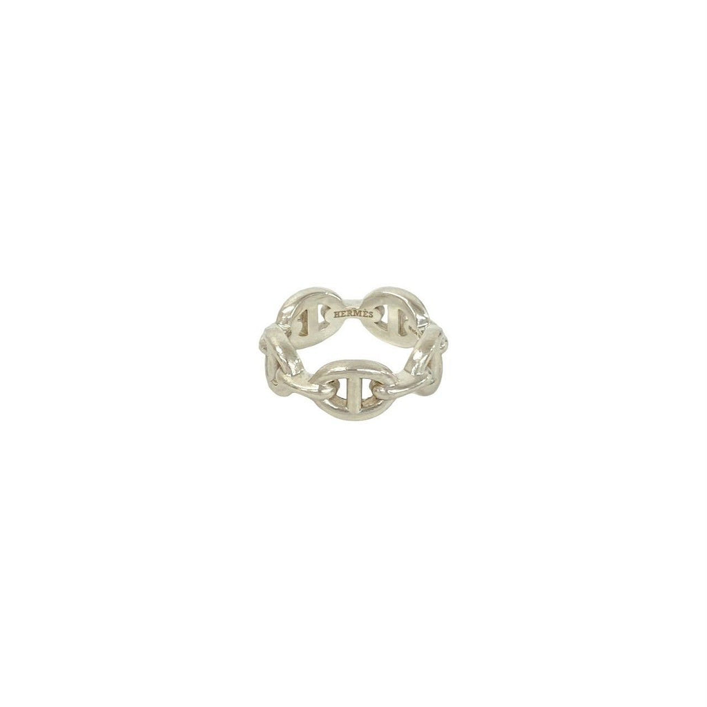 Hermes Chaine D'ancre PM 925 Sterling Silver Ring