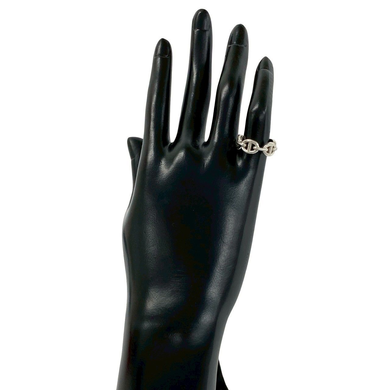 Hermes Chaine D'ancre PM 925 Sterling Silver Ring