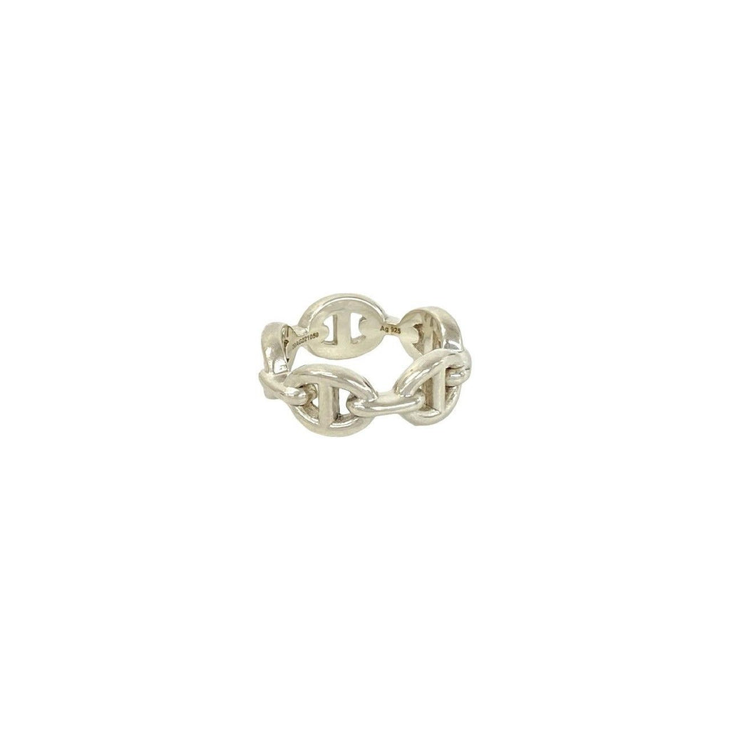 Hermes Chaine D'ancre PM 925 Sterling Silver Ring