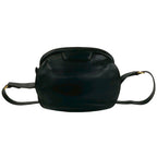 Gucci Vintage Horsebit Leather Shoulder Bag Pochette Black — view 3