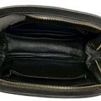 Gucci Vintage Horsebit Leather Shoulder Bag Pochette Black — view 9