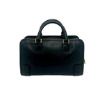Loewe with Key Amazona 23 Anagram Logo Leather 2-Way Mini Boston Bag Black — view 3