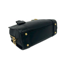 Loewe with Key Amazona 23 Anagram Logo Leather 2-Way Mini Boston Bag Black — view 7