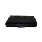 Fendi Vintage Zucca FF Pattern Canvas Leather Bifold Wallet Billfold Coin Purse — view 3