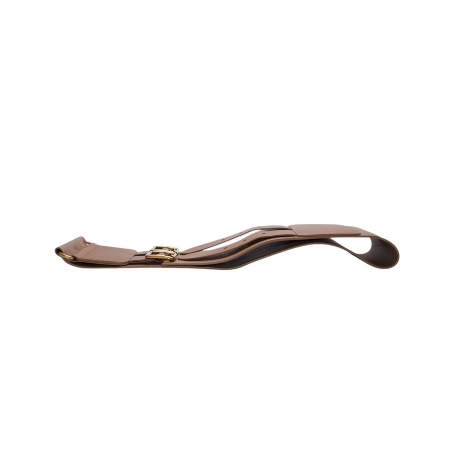 Dior D Waist Belt Leather Embossed Logo — view 3