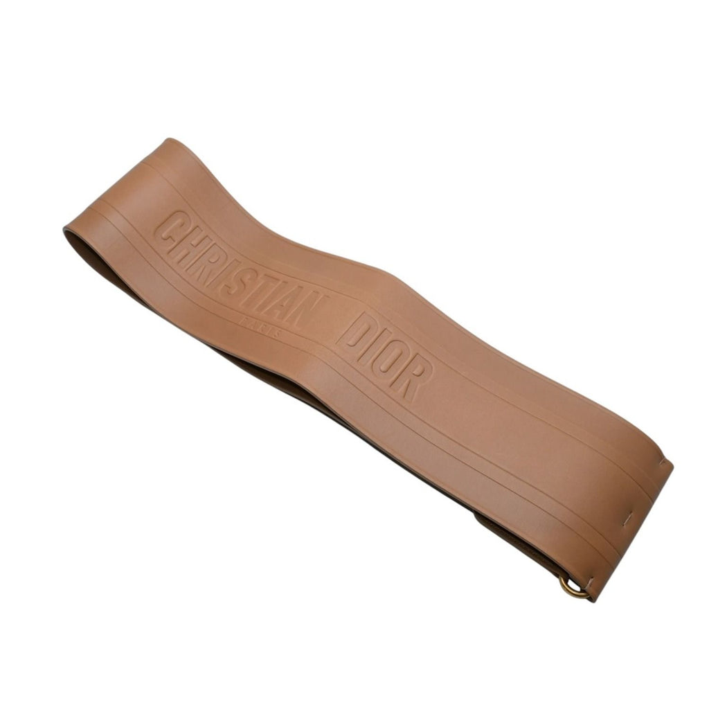 Dior D Waist Belt Leather Embossed Logo — view 2