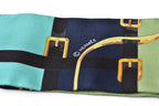 Hermes Twill Scarf Silk Belt Motif Light Blue — view 5