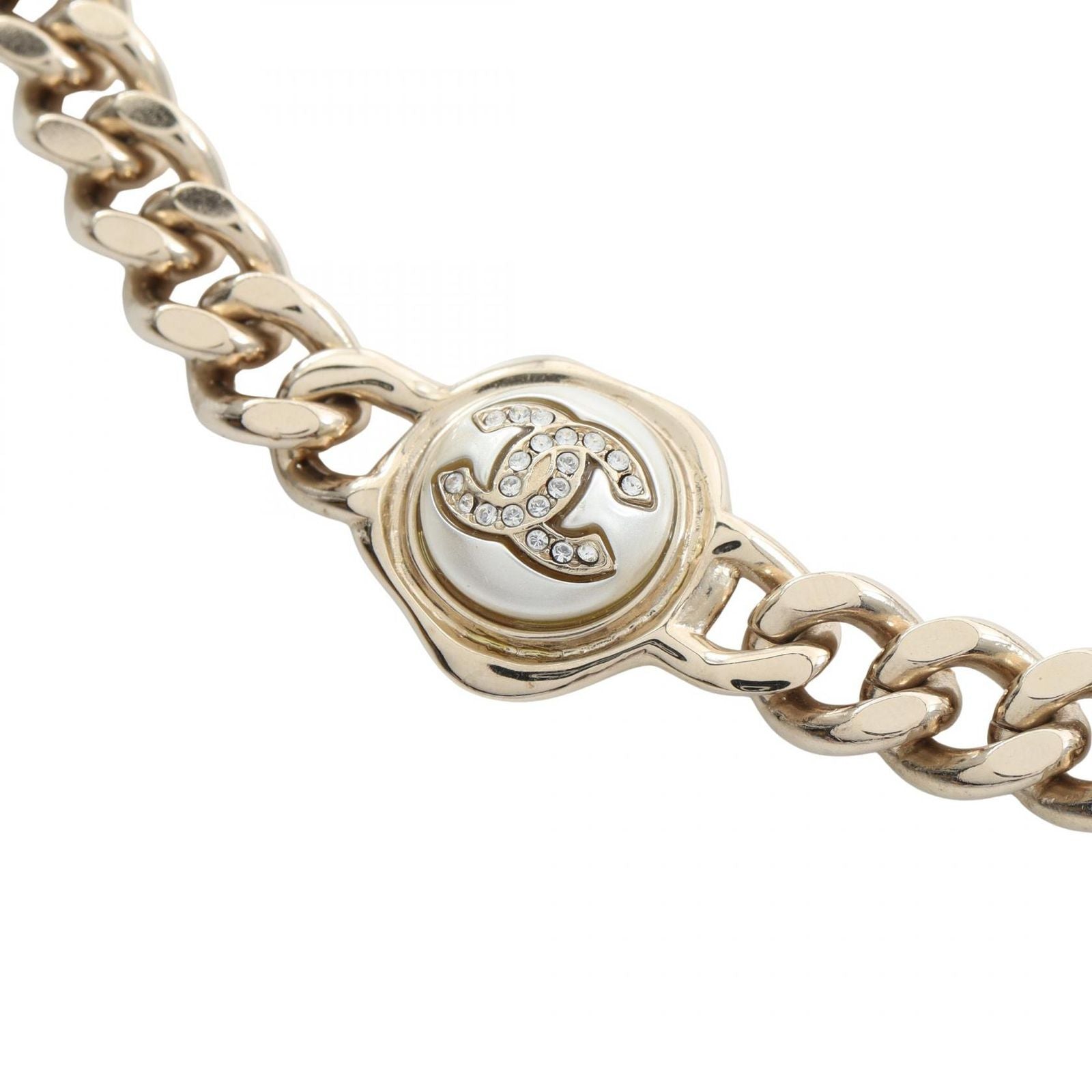 Chanel Choker CC Logo Necklace — view 2