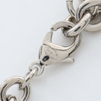 Chanel Necklace CC Logo Stainless Steel CC Rhinestone — view 5