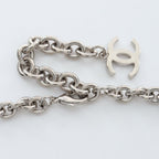Chanel Necklace CC Logo Stainless Steel CC Rhinestone — view 4