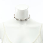 Chanel Necklace CC Logo Stainless Steel CC Rhinestone — view 6
