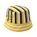 Prada Re-Nylon Striped Bucket Hat Yellow Nylon
