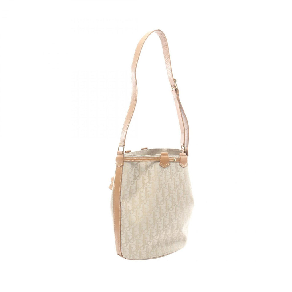 Dior Shoulder Bag Trotter Beige Brown Leather — view 2