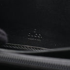 Gucci Round Wallet GG Supreme Black Canvas Leather — view 4