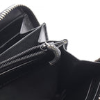 Gucci Round Wallet GG Supreme Black Canvas Leather — view 6
