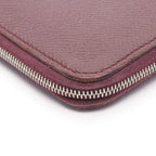Hermes Round Wallet Azap Long Silk in Rouge Ash Leather Long — view 9