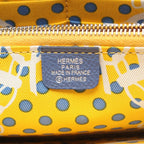 Hermes Round Wallet Azap Long Silk in Deep Blue Leather Long — view 4