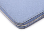 Hermes Round Wallet Azap Long Silk in Deep Blue Leather Long — view 8