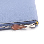 Hermes Round Wallet Azap Long Silk in Deep Blue Leather Long — view 7