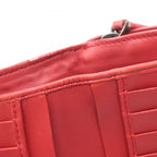 Bottega Veneta Bifold Wallet Intrecciato Red Leather — view 6