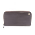 Gucci Round Wallet Interlocking Dark Brown Leather