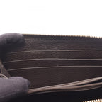 Gucci Round Wallet Interlocking Dark Brown Leather — view 5