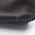 Prada Handbag Black Canvas Leather Triangle Logo 2-Way Shoulder — view 7