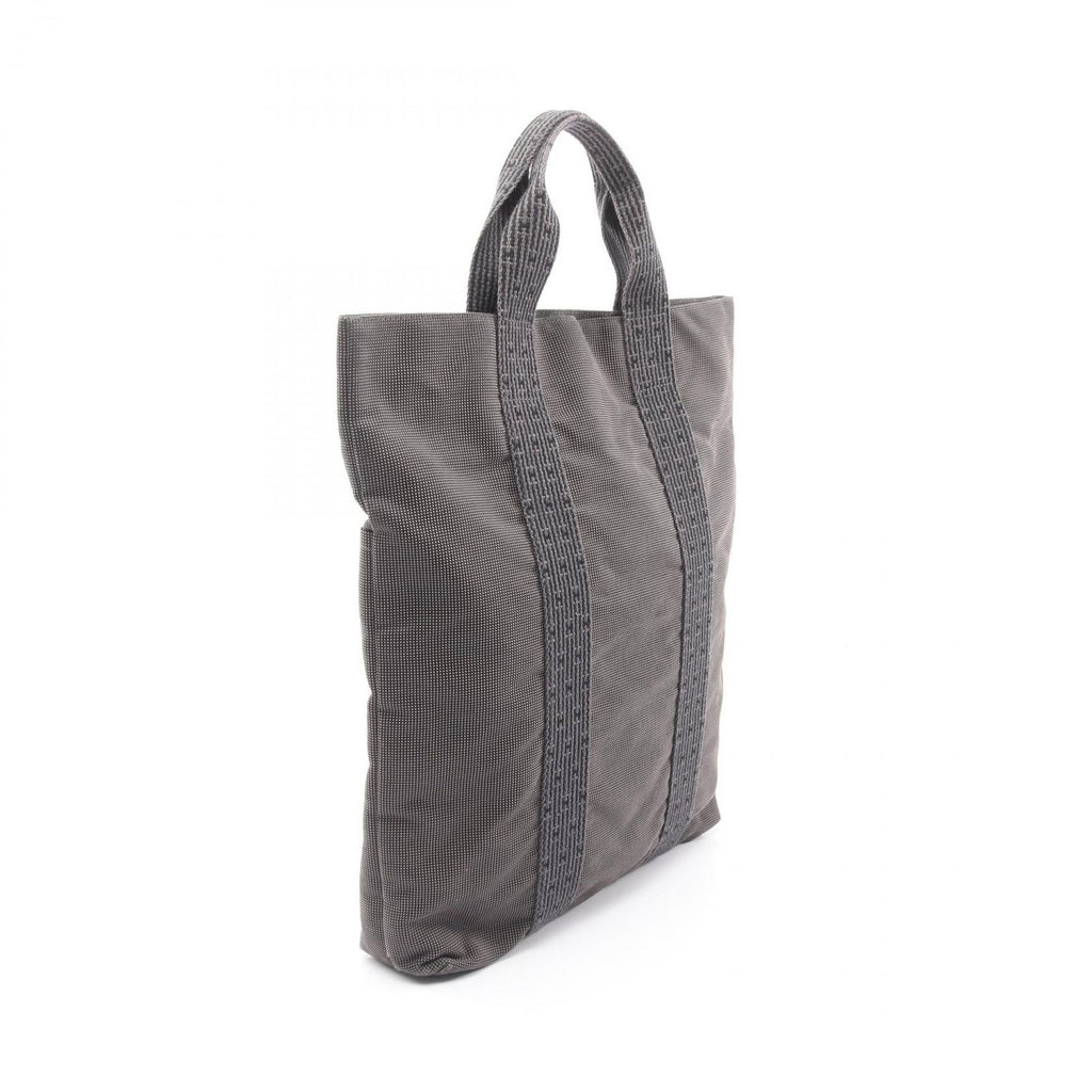 Hermes Tote Her Line Cabas Dark Gray Canvas — view 2