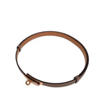 Hermes Kelly 18 Belt Veau Epsom Beige Etoupe Gold SA — view 6