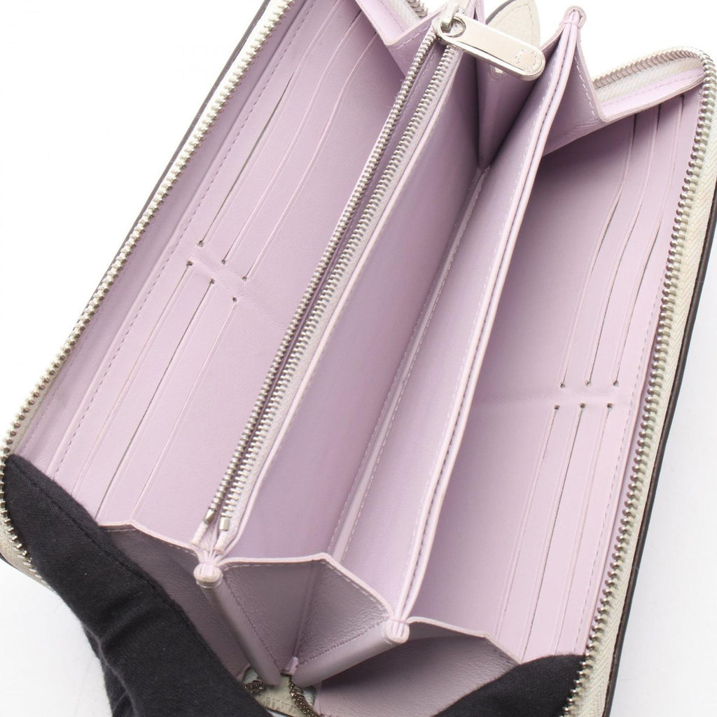 Louis Vuitton Round Wallet Zippy Blanc Leather — view 3