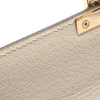 Gucci Bifold Wallet Padlock Bi Star White Leather Chain — view 9