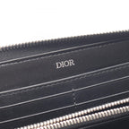 Dior Round Wallet Black Leather — view 4