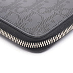 Dior Round Wallet Black Leather — view 5