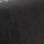 Dior Round Wallet Black Leather — view 6