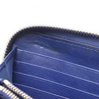 Dior Round Wallet Lady Navy Patent Leather Cannage Handbag — view 6