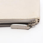 Chanel Coin Case CC Logo Key Ring Silver Leather Jacket Motif Key — view 8