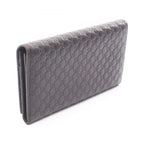Gucci Bifold Wallet Micro Guccissima Dark Brown Leather Guccissima — view 2