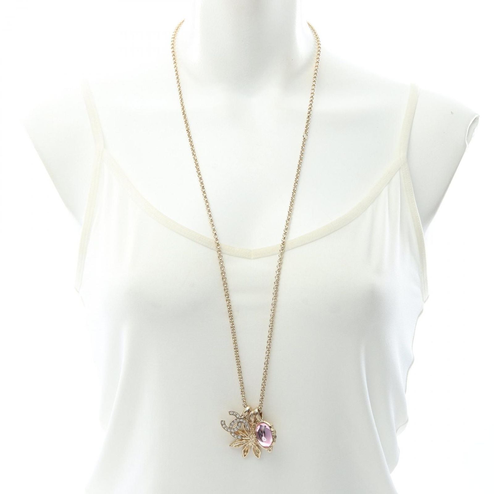 Chanel Necklace CC Logo Visual Long — view 6