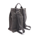 Hermes Backpack Her Line a Dos MM Dark Gray Canvas Her — view 2