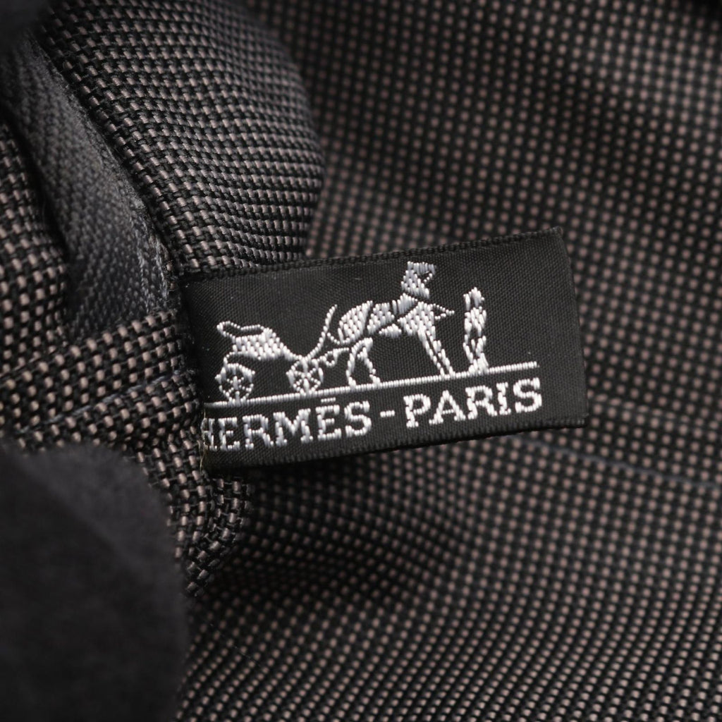 Hermes Backpack Her Line a Dos MM Dark Gray Canvas Her — view 4