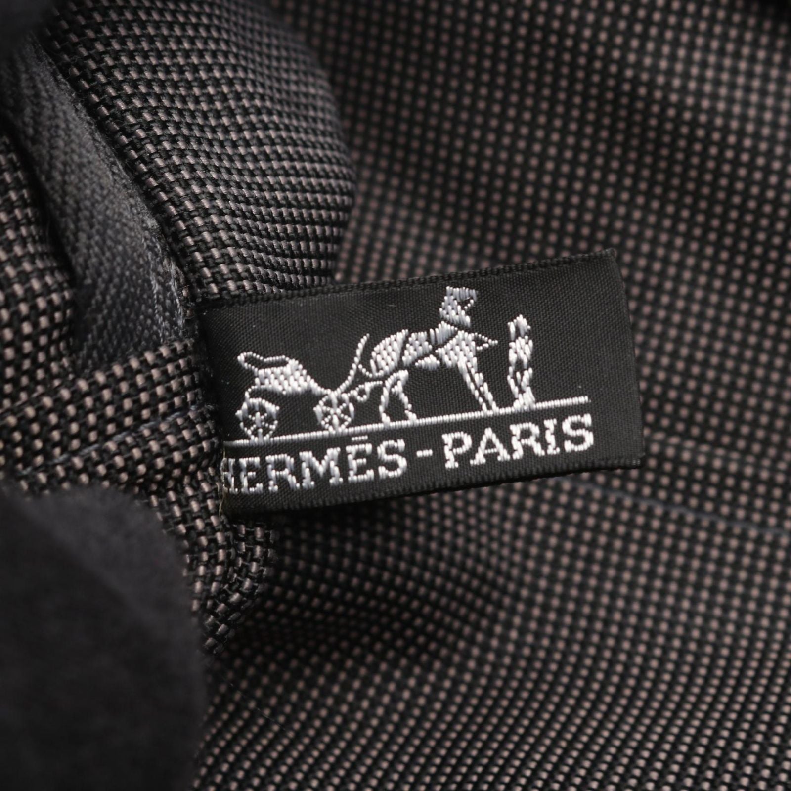 Hermes Backpack Her Line a Dos MM Dark Gray Canvas Her — view 4