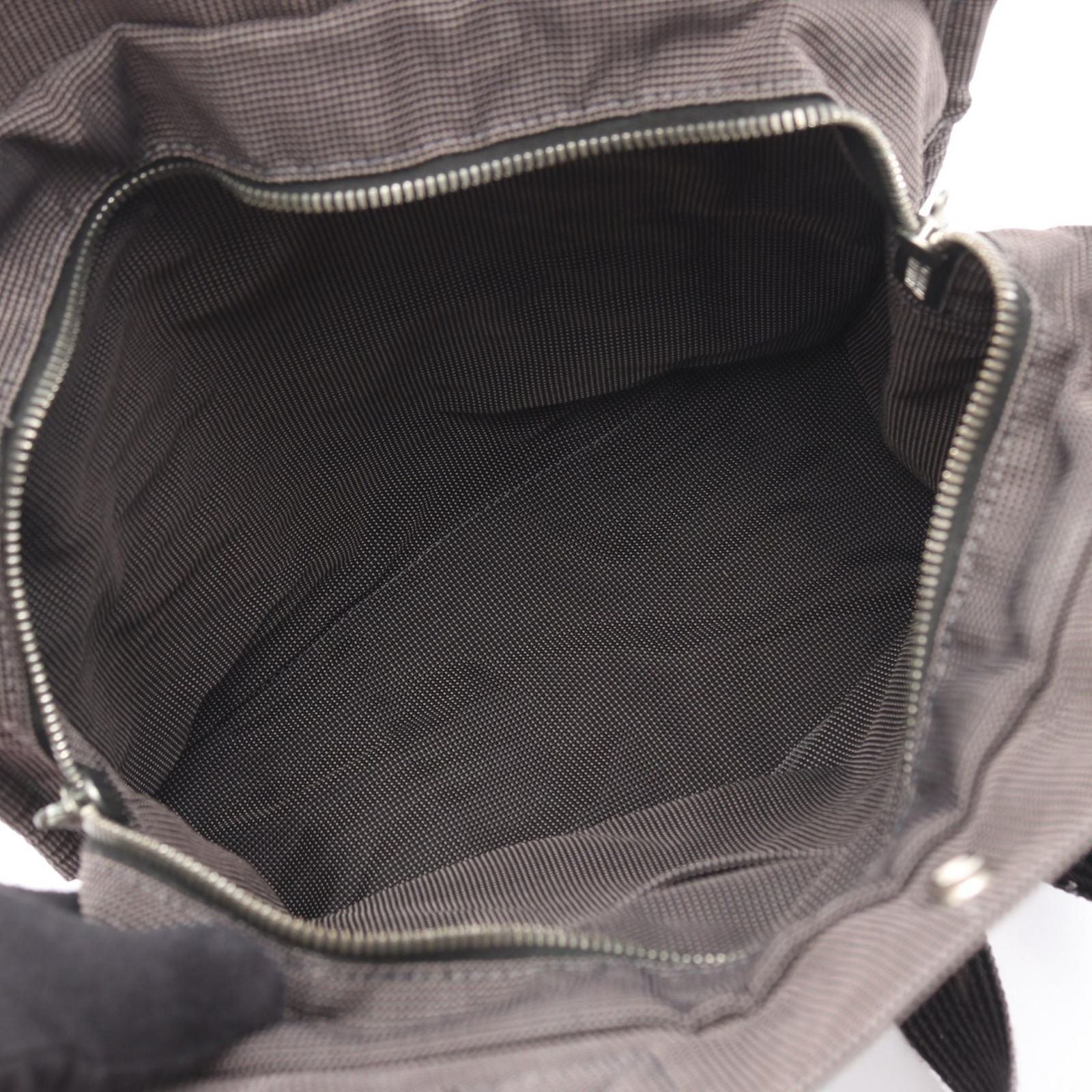 Hermes Backpack Her Line a Dos MM Dark Gray Canvas Her — view 3