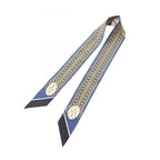 Hermes Scarf Lift Profile Navy Silk — view 3