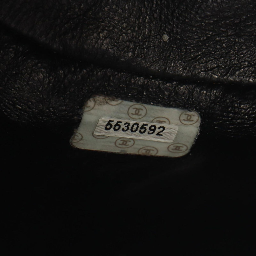 Chanel Backpack Quilted Black Lambskin Double Turnlock — view 5