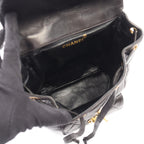 Chanel Backpack Quilted Black Lambskin Double Turnlock — view 3