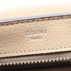 Celine Handbag Trapeze Small 2-Way Beige Leather Suede — view 4